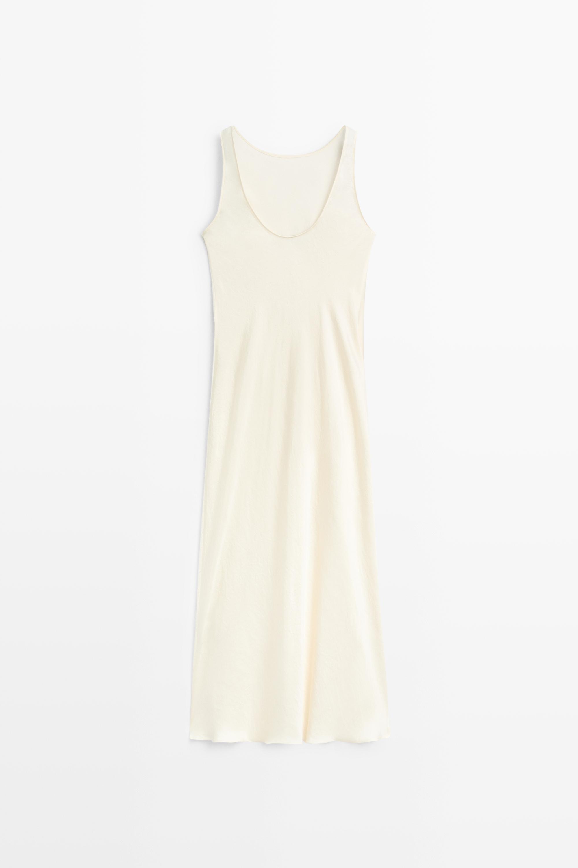 Satin midi dress
